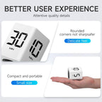Productivity Timer, 1, 5, 10, 30, 60 Minute Presets, Desk Cube Timer