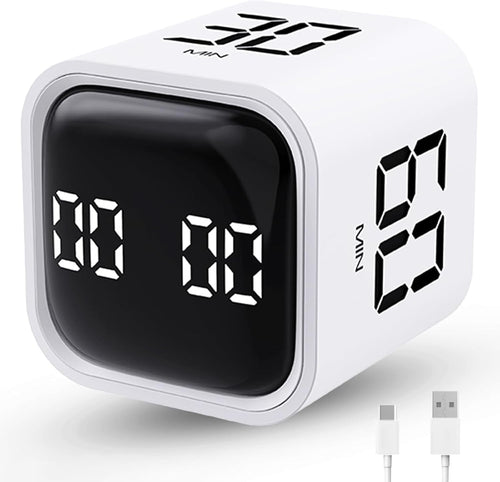 Rotating Productivity Timer 5/10/30/60Min, Flip Timer, ADHD Tool