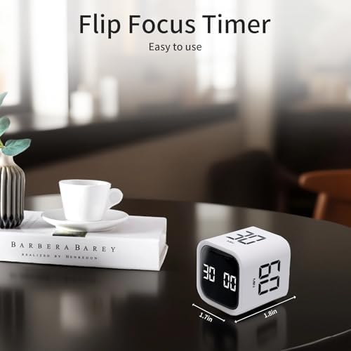 Rotating Productivity Timer 5/10/30/60Min, Flip Timer, ADHD Tool