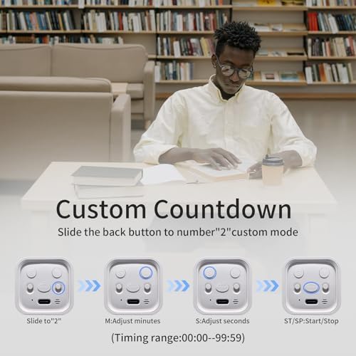 Rotating Productivity Timer 5/10/30/60Min, Flip Timer, ADHD Tool