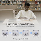 Rotating Productivity Timer 5/10/30/60Min, Flip Timer, ADHD Tool