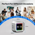 Kitchen Timer Visual Timer for Kids Color Display Gravity Sensor Cube