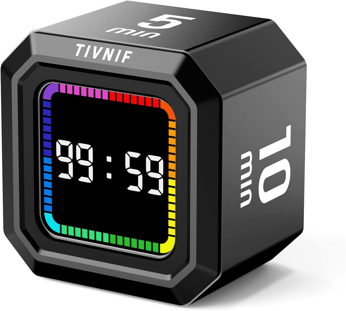 Kitchen Timer Visual Timer for Kids Color Display Gravity Sensor Cube